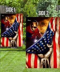 proud american welder flag 1209