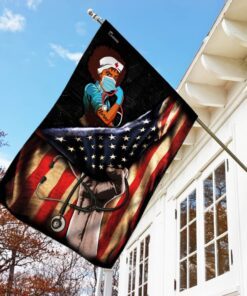 proud black nurse flag 4832