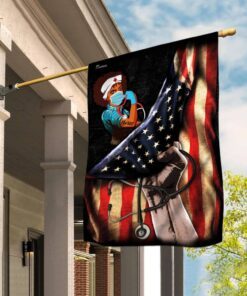 proud black nurse flag 8783