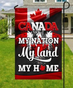 proud canadian flag canada my nation my land my home mlh2230f 1461