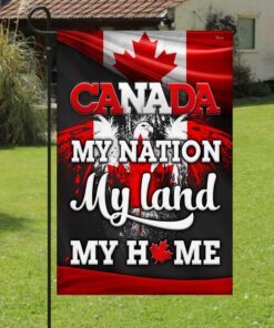proud canadian flag canada my nation my land my home mlh2230f 3449