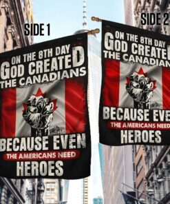 proud canadian flag god created the canadians lha2067f 5152