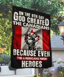 proud canadian flag god created the canadians lha2067f 8997