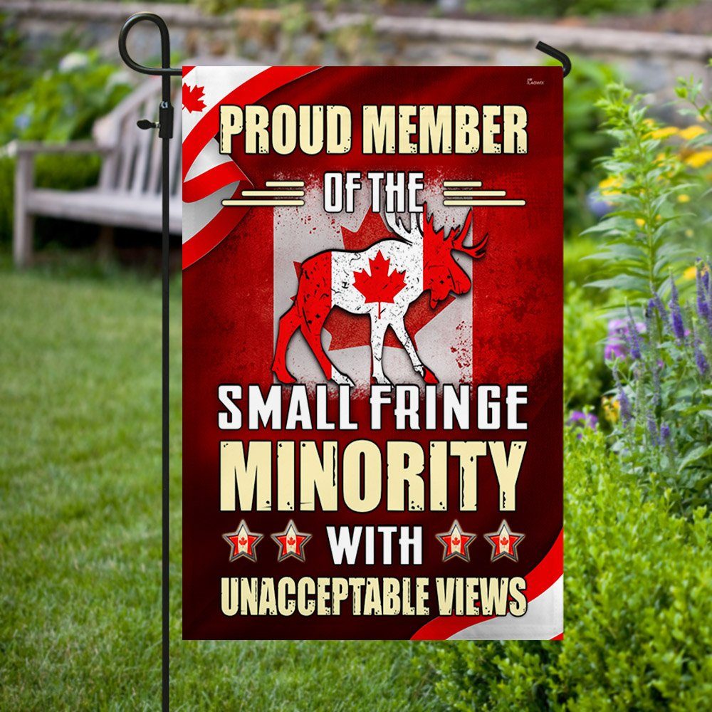 Proud Canadian Flag Proud Member Of The Small Fringe Minority MLH2213F - Image 4