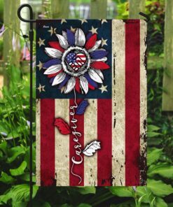 proud caregiver american flag 7973