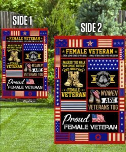 proud female veteran flag 5321