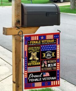 proud female veteran flag 7472