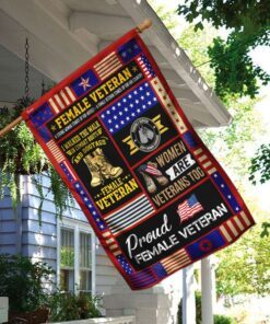proud female veteran flag 8523