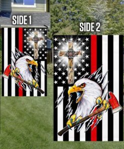 proud firefighter american flag qnn695f 1634