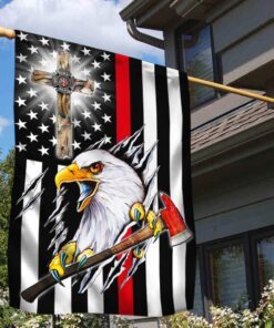 proud firefighter american flag qnn695f 5194