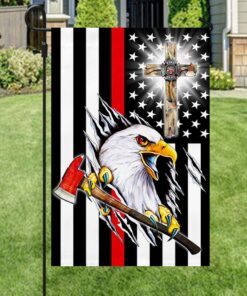 proud firefighter american flag qnn695f 5696