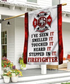 Proud Firefighter Fireman Flag TQN377F