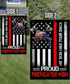 proud firefighter mom flag my son has your back ddh2898fv3 4959