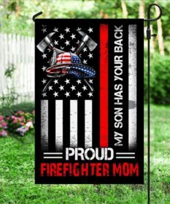 proud firefighter mom flag my son has your back ddh2898fv3 8995