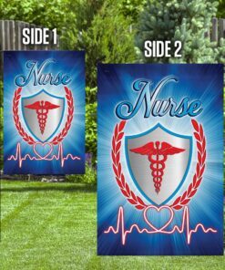 proud nurse american flag 5242