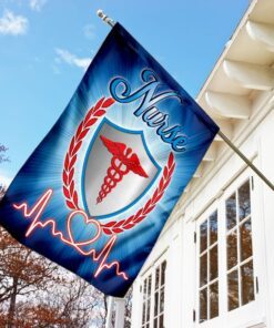 proud nurse american flag 7721