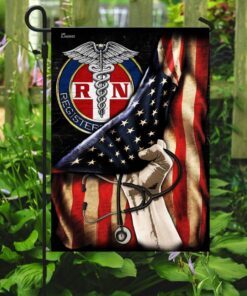 proud registered nurse flag 3381