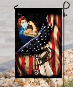 proud registered nurse flag 3499