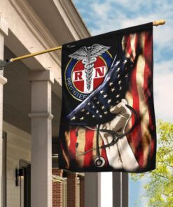 proud registered nurse flag 4816