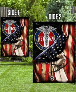 proud registered nurse flag 8840