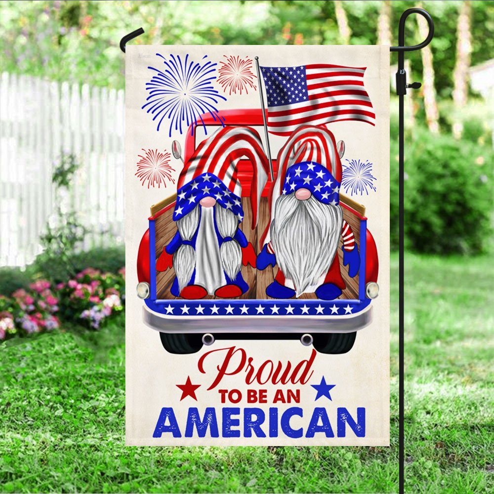 Proud To Be An American Gnome Flag 4th Of July Independence Day TQN219Fv1 - Image 4