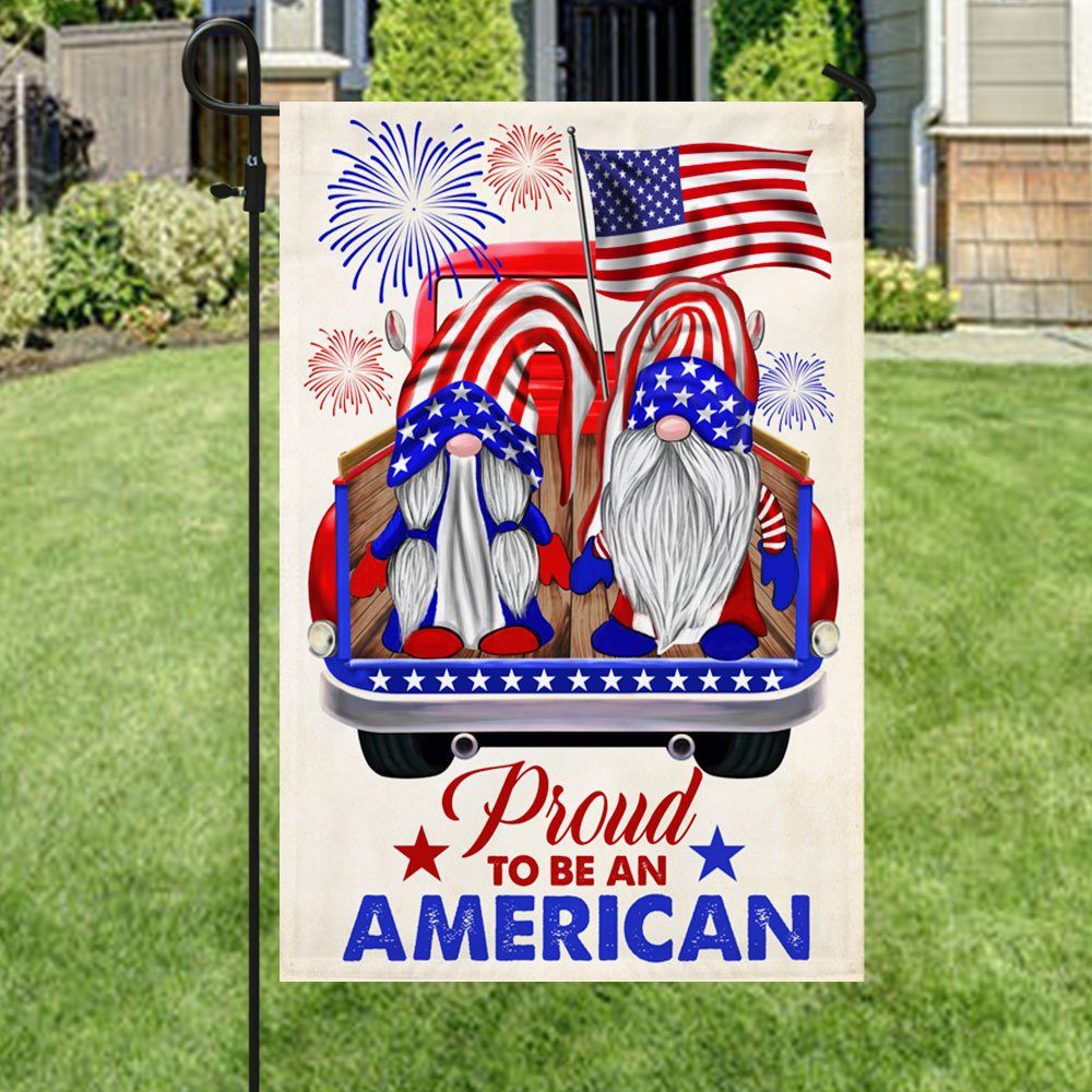 Proud To Be An American Gnome Flag 4th Of July Independence Day TQN219Fv1 - Image 5
