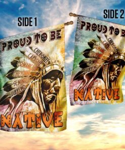 proud to be native american flag 1165