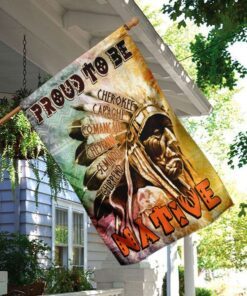 proud to be native american flag 4270