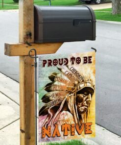 proud to be native american flag 4596