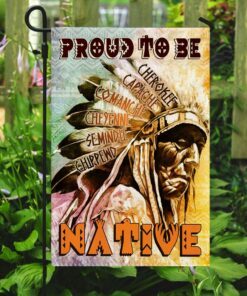 proud to be native american flag 5164
