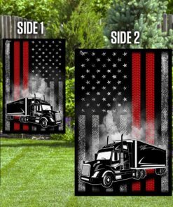 proud trucker american u.s. flag 2390