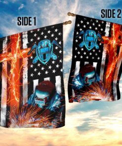 proud welder flag 8266