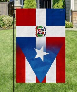puerto rican and dominican flag tqn217f 1237