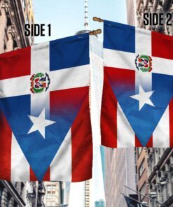 puerto rican and dominican flag tqn217f 3946