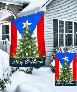 puerto rican merry christmas flag tqn778f 7054