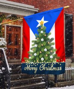 Puerto Rican Merry Christmas Flag TQN778F