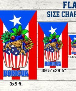 puerto rico flag boricua coqui bnn358f 6060