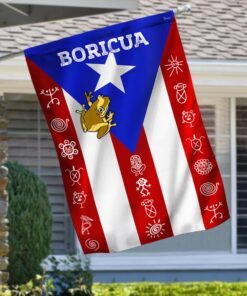 Puerto Rico Taino Symbol Flag MLH2303F