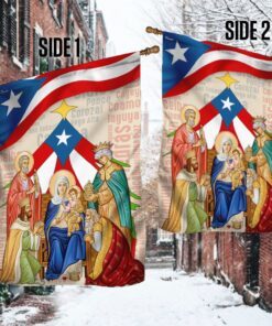puerto rico three wise men nativity of jesus flag mln776f 2850