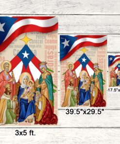 puerto rico three wise men nativity of jesus flag mln776f 6614