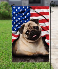 pug. american patriot flag 1051
