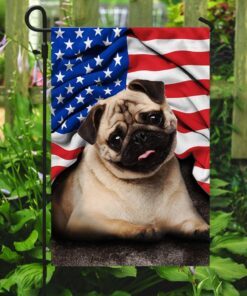 pug. american patriot flag 1149