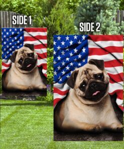 pug. american patriot flag 5785