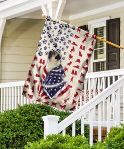 pug dog american flag 1633