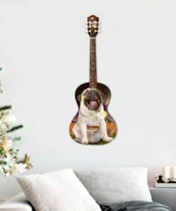Pug Dog Hanging Metal Sign Funny Yawn NTB238MS