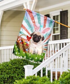 pug easter american flag 1797