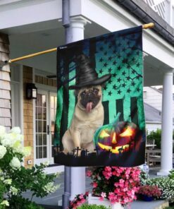 Pug Halloween Flag