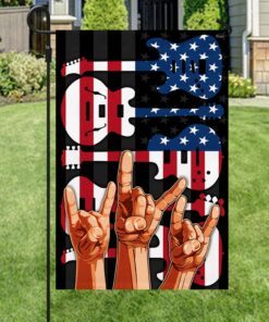 punk rock flag electric guitar bnn373f 6175