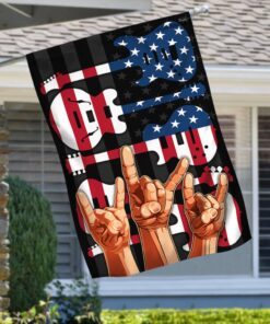 punk rock flag electric guitar bnn373f 8985