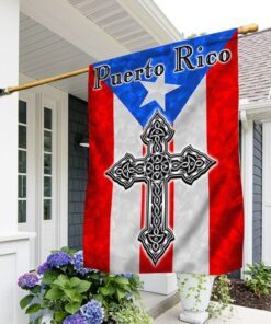 Pureto Rico Flag God Bless Puerto Rico BNN295F